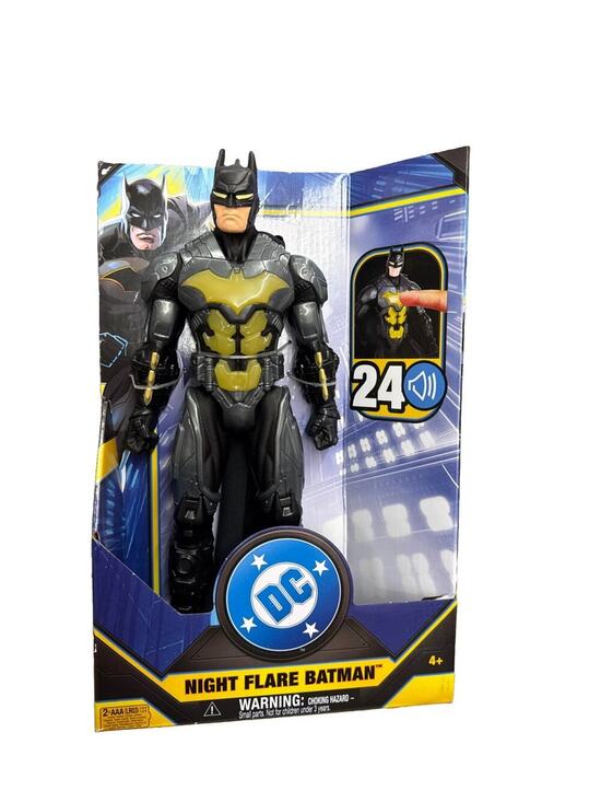 DC Comics Other - DC Comics, Batman Night Flare 30cm Light Up Action Figure with 24 Sounds/Phrases